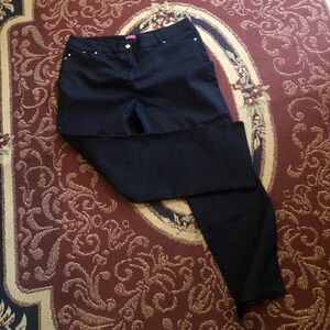 Together dark blue Straight Leg Jeans-size 18 38” round -worn once